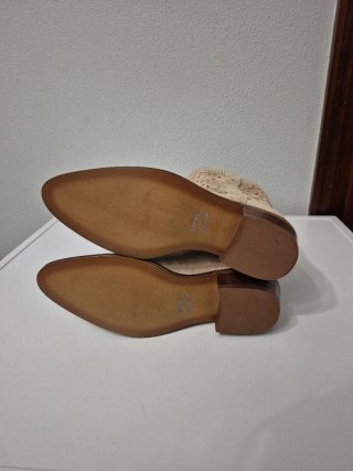 Botas Alpe Beige Flores Talla 37