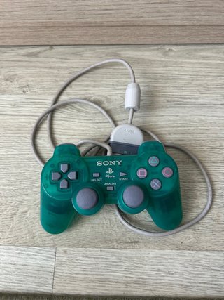 Mando PSone Sony Verde Transparente