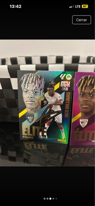Cartas Nico Williams Elite Power 2024-25