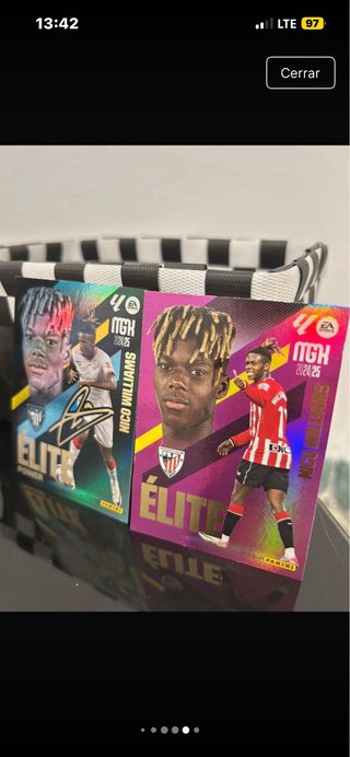 Cartas Nico Williams Elite Power 2024-25