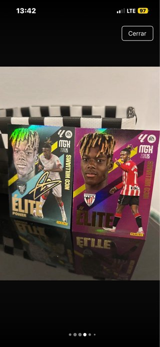 Cartas Nico Williams Elite Power 2024-25
