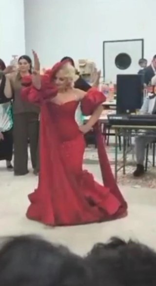 Vestido Flamenca Boda Gitana Rojo