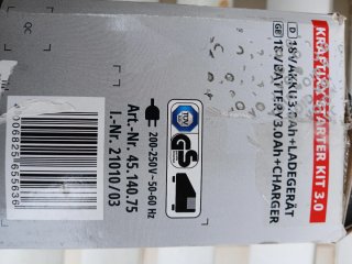KRAFTIXX 18V 3.0Ah Batería y Cargador