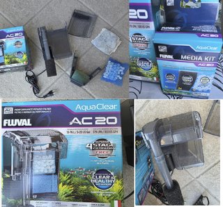 Acuario 55L con accesorios