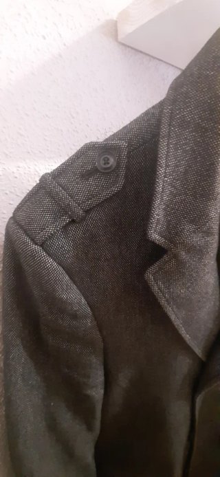 Abrigo Zara Man Gris Oscuro