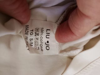 T-shirt Liu Jo bianca mezza manica