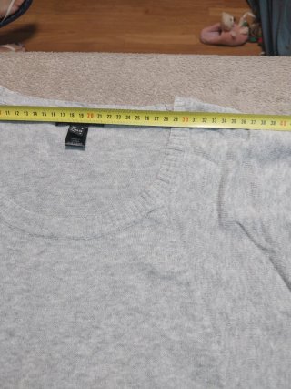 Camiseta Mango Gris Manga Corta Mujer tallaS