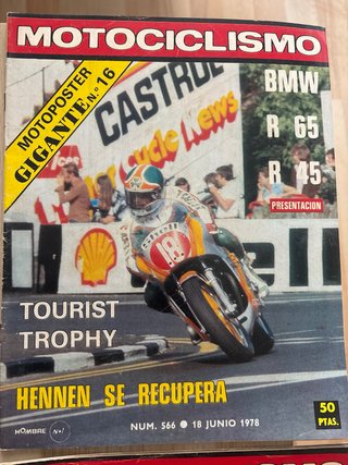 Lote 9 revistas motociclismo (5€/unidad)