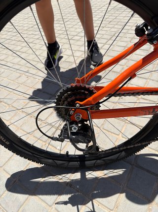 Bicicleta niño Rockrider talla 26