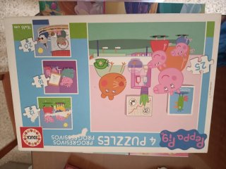 3 cajas de puzzles