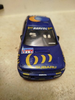 Scalextric Subaru Impreza WRC Repsol ruedas NUEVAS