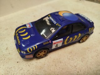 Scalextric Subaru Impreza WRC Repsol ruedas NUEVAS