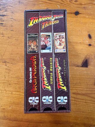 Trilogía Indiana Jones VHS