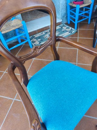 Sillas Isabelinas Madera Maciza Butacones perfecta