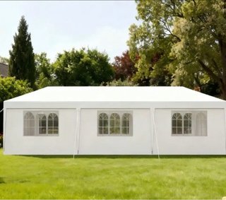 Carpa 9x3m Blanca