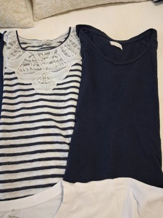 Lote 4 Camisetas T L Burberry y más