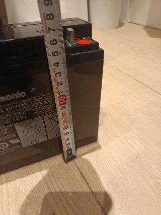 Batería Panasonic LC-XD1217PG 12V 17Ah