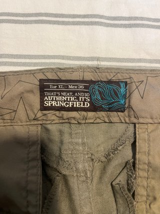 Pantalón cargo lino XL