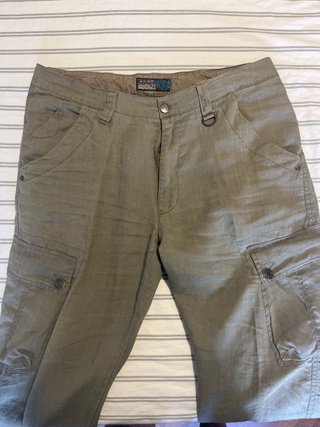 Pantalón cargo lino XL