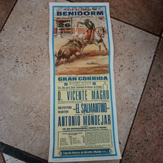 Cartel de Toros Benidorm 1983