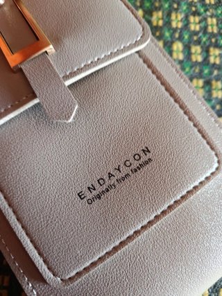 Borsa porta telefono ENDAYCON grigia