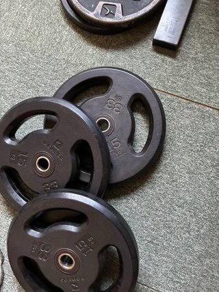 Discos de pesas 15 kg y 33 lbs