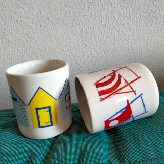 Set 2 Tazze Mare Ceramica