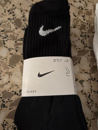 3 Pares Calcetines Nike Talla 38-42