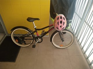 Bicicleta niña Riverside, 20 pulgadas, 6 cambios.