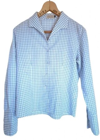 Blusa vintage cuadros