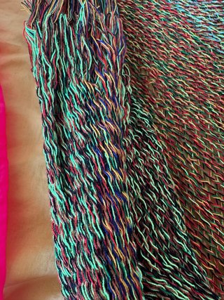 Silla Hamaca Tejida Multicolor