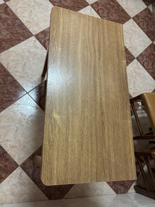 Mesa extensible de madera