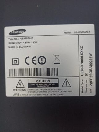 Smart TV Samsung UE46D7000LS 46
