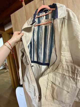 Parka Beige Hombre