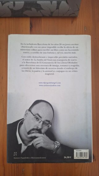 Primera edición El juego del ángel