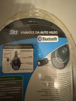 Vivavoce Auto Bluetooth SBS V620