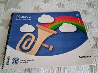 Libro Música Nuevo Acordes Santillana 5 Primaria