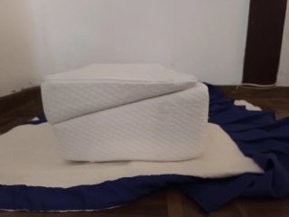 Almohada cuña plegable de tela