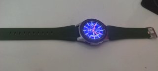 Reloj Inteligente Plata y Verde