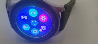 Reloj Inteligente Plata y Verde