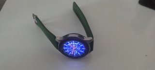 Reloj Inteligente Plata y Verde