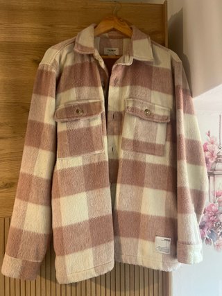 Sobrecamisa Polar a Cuadros Pull&Bear Talla M