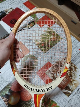 Raqueta de tenis SnaUwaert madera