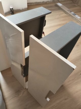 Mueble de baño lavabo porcelana y madera