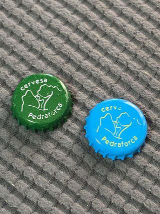 Chapas Cerveza Pedraforca (2 unidades)