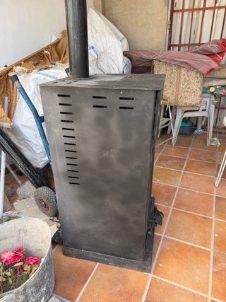 Estufa Biomasa REDONDO (Hueso y Pellet )