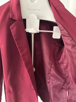 Chaqueta Stradivarius Talla M Granate