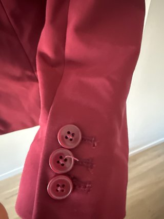 Chaqueta Stradivarius Talla M Granate