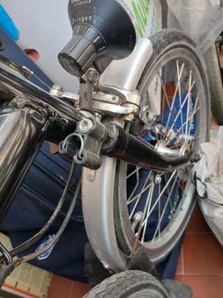 Bicicleta Brompton Negra