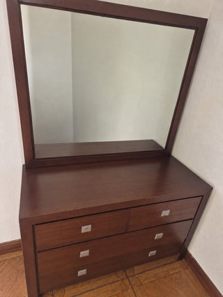 Cómoda tocador con espejo